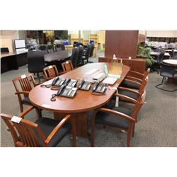 Cherry 10' Boardroom Table