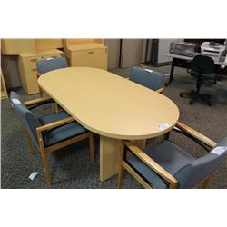 Maple 6' Boardroom Table