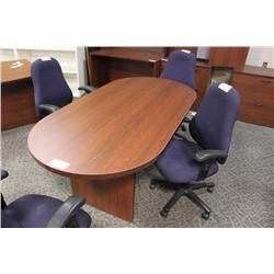 Mahogany 6' Boardroom Table