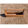 Image 2 : Vintage wood Style Tool Box w/ misc. tool Items (31"x6-15"x8")