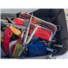 Image 8 : Craftsman Tool Box w/ Misc. Tools (Wrenches, Measuring Tapes, etc.)