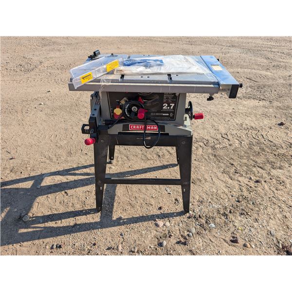 Craftsman 10" Model 137-27118- 2.7 Saw Table (not Tested)