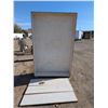 Image 1 : White Shop Shelf 75.5x48"x12.5" (3 Part Shelf w/ parts)