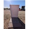 Image 1 : White Shop Shelf 75.5x48"x12.5" (5 Part Shelf w/ parts)