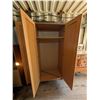 Image 2 : Wood Wardrobe Model 102630R2 Oak (great Condition) (72"x48"x21")