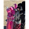 Image 4 : Golf clubs with bags and caddy- Cambell clubs
