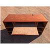 Image 2 : Wood Desk w/ Pull Out Desk Bottom (60"x231"x24") Fine Condition