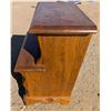 Image 4 : Vintage Wood Night Stand Table w/ 2 Drawers (good Condition) 26"x14"x18"