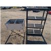 Image 1 : Vintage Washer w/ Plastic Collapsible Storage Shelf (54"x34"x16")