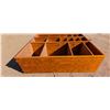 Image 5 : Wood Storage Shelf w/ Extra Wood Decor (good Condition) (50"x60"x12.5")