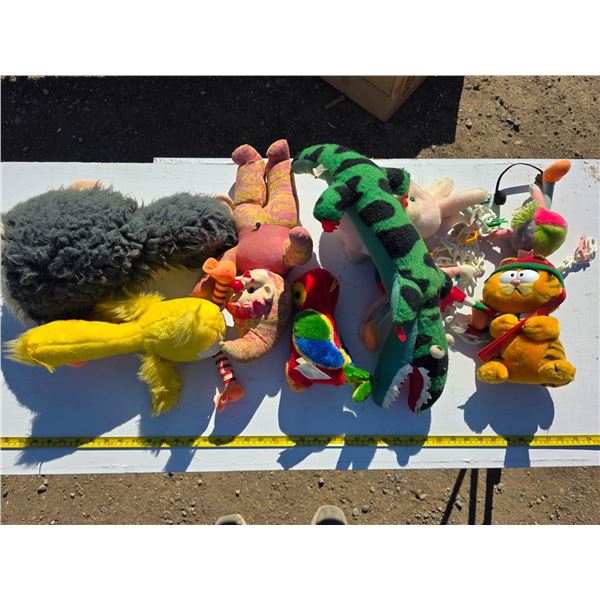 Lot of stuffed toys