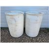 Image 1 : 2 water barrels- 30"H
