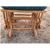 Image 2 : Good Condition Wooden Rocking Chair W/ Cushion