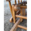 Image 4 : Good Condition Wooden Rocking Chair W/ Cushion