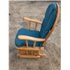Image 5 : Good Condition Wooden Rocking Chair W/ Cushion