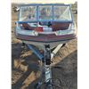 Image 3 : Brown glascon boat with 50Hp motor and trailer- Sask plated