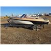 Image 1 : Fiberglass boat with motor and trailer
