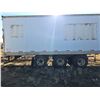 Image 2 : 53'  dry van semi trailer made into work shop