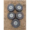 Image 1 : (5) Gorilla Cart Wheels 4.10/3.5-4 10"