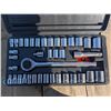 Image 2 : Great Condition 40pc Socket Set ALLIED Brand 3/8" and 1/4" Drive