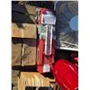 Image 4 : Pallet of items- fan, tonka fire truck, decor, gas can
