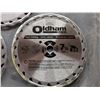 Image 2 : Great Condition 7-1/4" 24 teeth Oldham Circular Saw Blades
