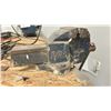 Image 2 : 44X32" WOOD AND METAL WORKBENCH WITH CONTENTS INC TIE DOWN STRAPS, HAMMER STAPLER, CROWBAR, B&D