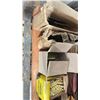 Image 5 : 44X32" WOOD AND METAL WORKBENCH WITH CONTENTS INC TIE DOWN STRAPS, HAMMER STAPLER, CROWBAR, B&D