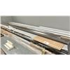 Image 1 : GROUP LOT OF ASST ALUMINUM SKYLIGHT MOLDINGS. OVER 200 PIECES. APPROX 18' LENGTHS. INC PALLET AND