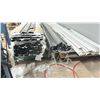 Image 2 : GROUP LOT OF ASST ALUMINUM SKYLIGHT MOLDINGS. OVER 200 PIECES. APPROX 18' LENGTHS. INC PALLET AND