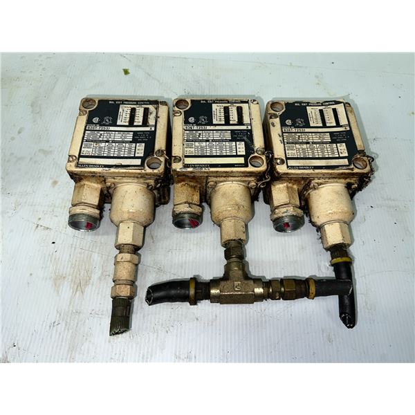 (3) Allen-Bradley #836T-T253J Pressure Controls