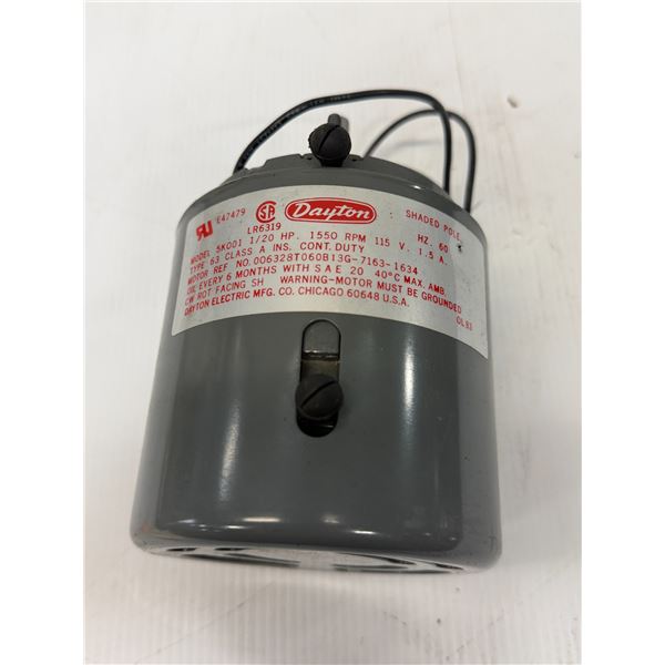 Dayton #5K001 1/20 HP Motor
