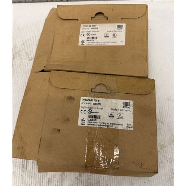 (2) Dold & Sohne #LG5925-48-900-61 / #0063278 Light Curtain Controllers