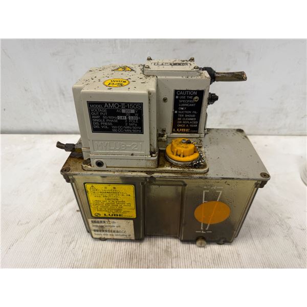 LUBE CORP #AMO-II-150S AC 200V Lube Unit