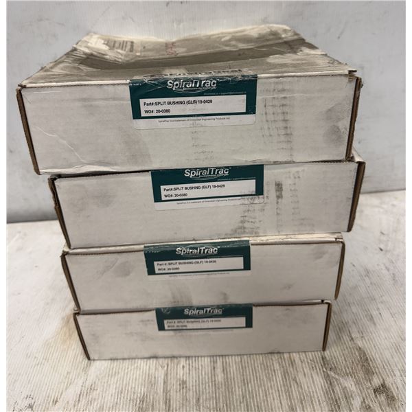 Lot of (4) SpiralTrac #SPLIT BUSHING (GLF) 19-0429 & #SPLIT BUSHING (GLF) 19-0430