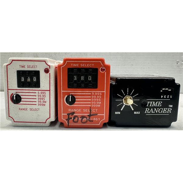 Lot of (3) Misc. Time Delay relays