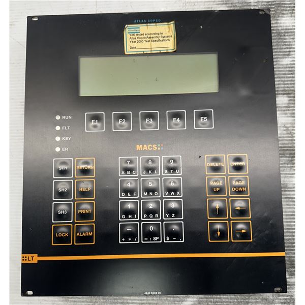 Atlas Copco #4240 5003 00 LCD Terminal/A