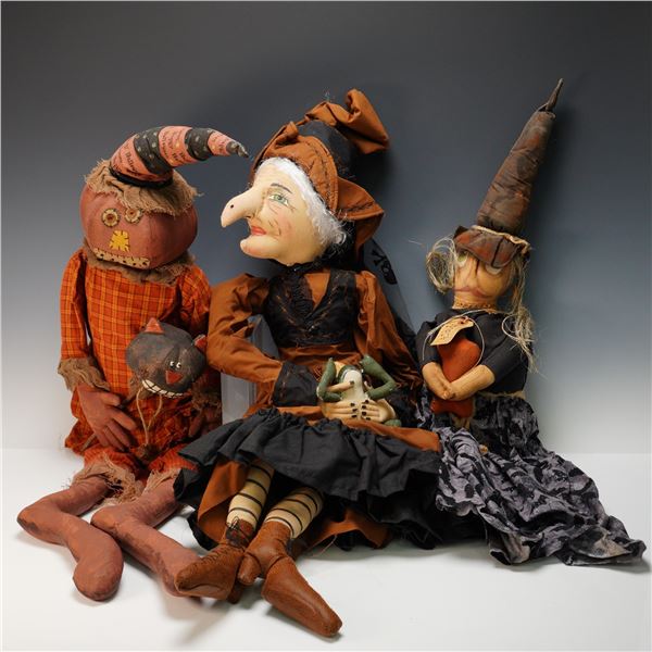 3pc Halloween Doll Decorations, Glinda and Others