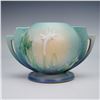 Roseville Pottery Thorn Apple Blue Bowl Planter, 308-7