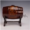 Image 2 : Royal Doulton Kingsware Barrel with Stand, Tavern Scene