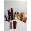 Image 1 : Candlestick Holders & Candles
