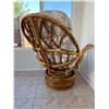 Image 2 : Ratan Swivel Rocking Chair
