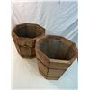 Image 2 : 2 Wooden Planters