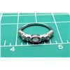 Image 9 : White Gold Pink Sapphire and Diamond Stacker Ring