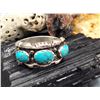 Image 2 : Vintage Turquoise Ring Zin Sun Stamp May Be Pueblo