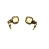 Image 2 : Cushion-Cut Lemon Quartz and Diamond Earrings