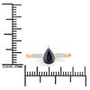 Image 3 : Blue Sapphire and Diamond Simply Beautiful Ring