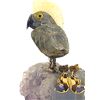 Image 3 : 14K Yellow Gold Trilliant-Cut Tanzanite and Diamond Earrings