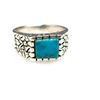 Image 1 : Vintage Shube's Manufacturing Turquoise Man's Ring
