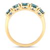 Image 2 : Enchanting Genuine Blue Diamond Band, Ring 1.83CTW